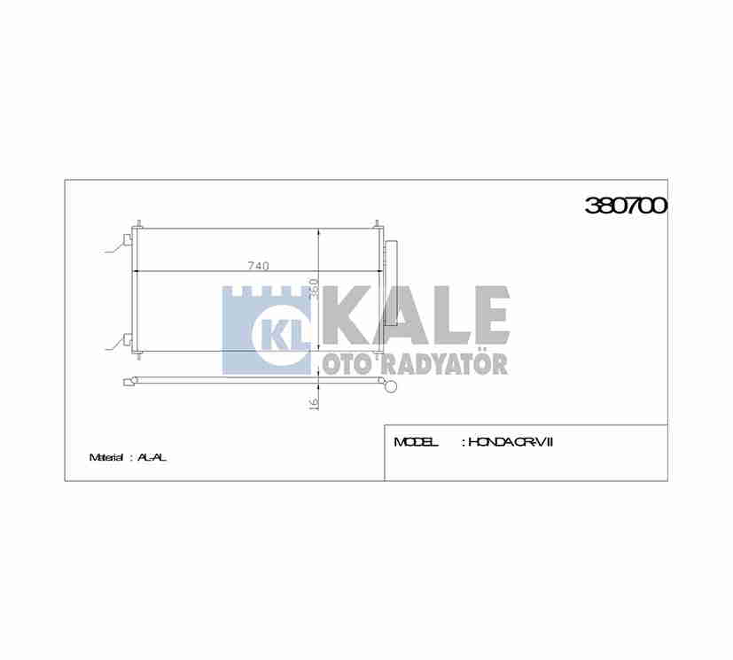 Honda CR-V Klima Radyatörü 2007-2012 Radyatör Crv 705x364x16 OEM 80110-SWA-A01 Honda CR-V Klima Radyatörü 2007-2012 Radyatör Crv 705x364x16 OEM 80110-SWA-A01